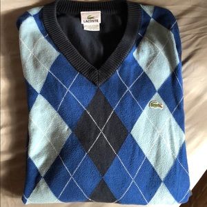 Men’s Lacoste Argyle Sweater